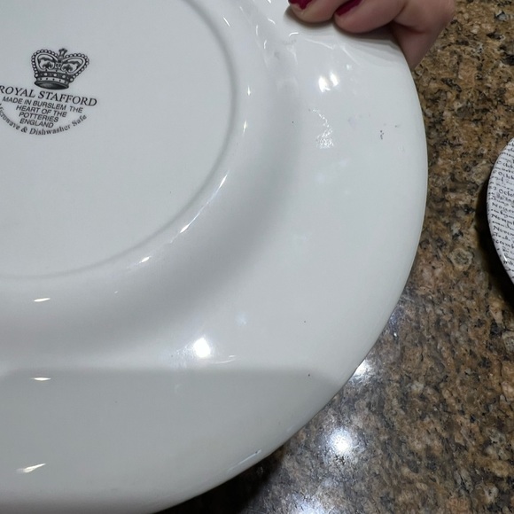 SKULL ROYAL STAFFORD PLATES - Picture 3 of 4